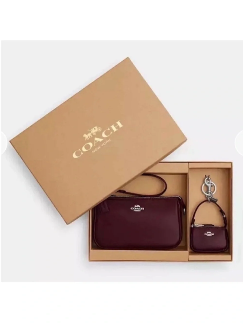 Coach Boxed Nolita 19 And Nolita Bag Charm Set Holidays